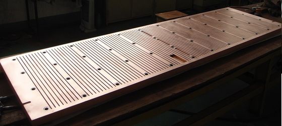 China Verschleißfestigkeits-Kupfer-Form-Platte für Stranggießen-Maschine mit ISO-Bescheinigung fournisseur